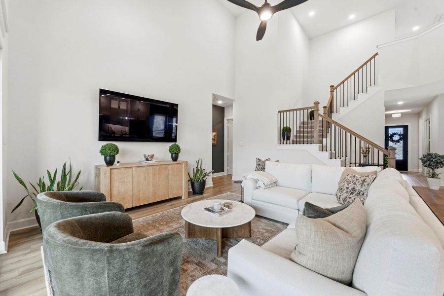 Furnished interior view inside a new home in , Conroe (Image 12).