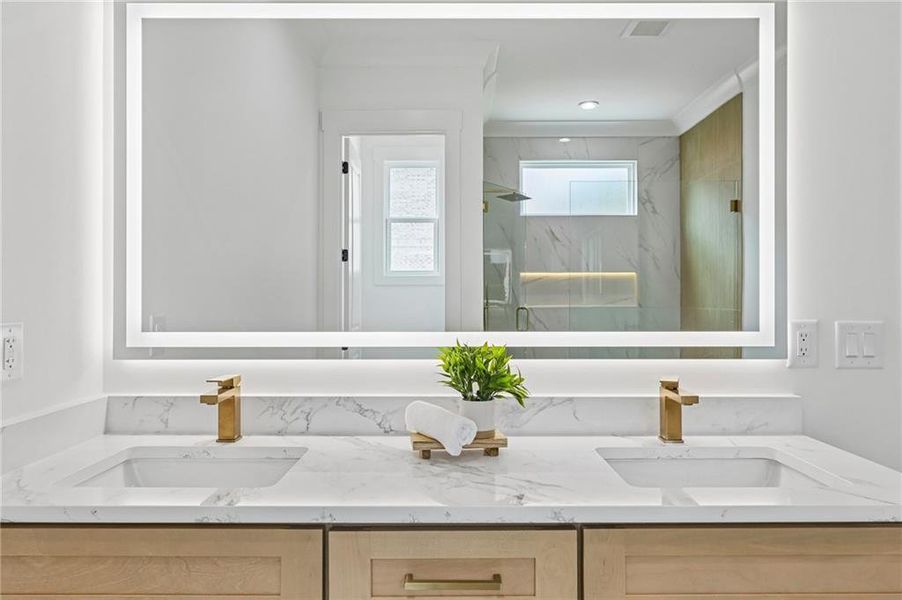 Close-up of interior finishes inside a home in , Hoschton (Image 24).