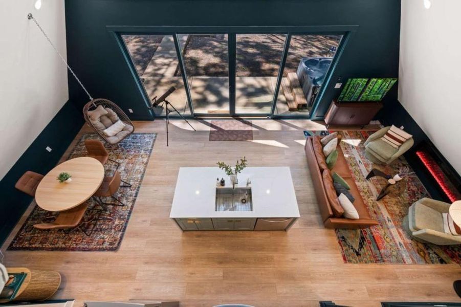 Furnished interior view inside a new home in , Blue Ridge (Image 28).