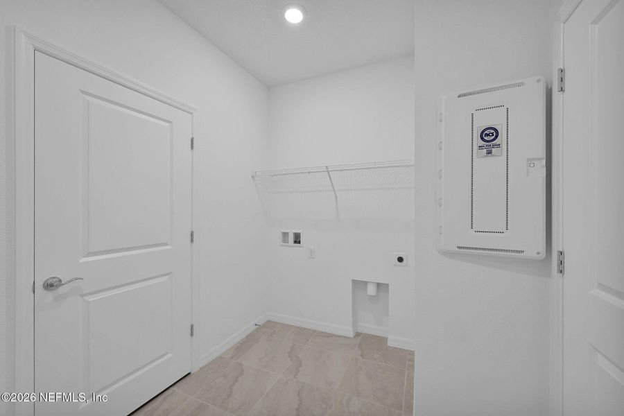 Spacious, unfurnished interior of a new home in Hyland Trail, Green Cove Springs (Image 36). Spacious, unfurnished interior of a new home in Hyland Trail, Green Cove Springs (Image 36).