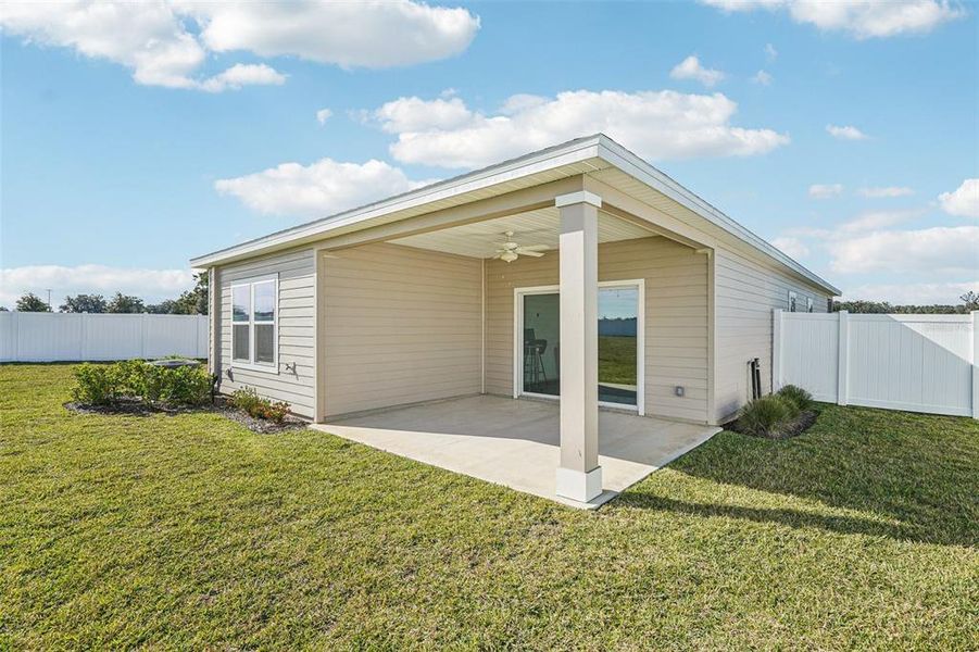 Exterior details and patio area of a home in Heath Preserve: Heath Preserve - The Enclave, Ocala (Image 23). Exterior details and patio area of a home in Heath Preserve: Heath Preserve - The Enclave, Ocala (Image 23).