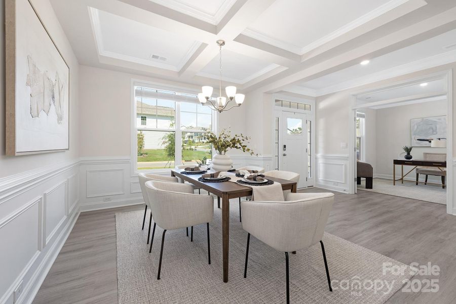 Furnished interior view inside a new home in Sylvan Creek, Denver (Image 9).