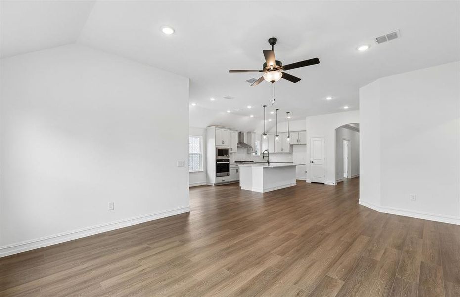 Open concept gathering room Open concept gathering room