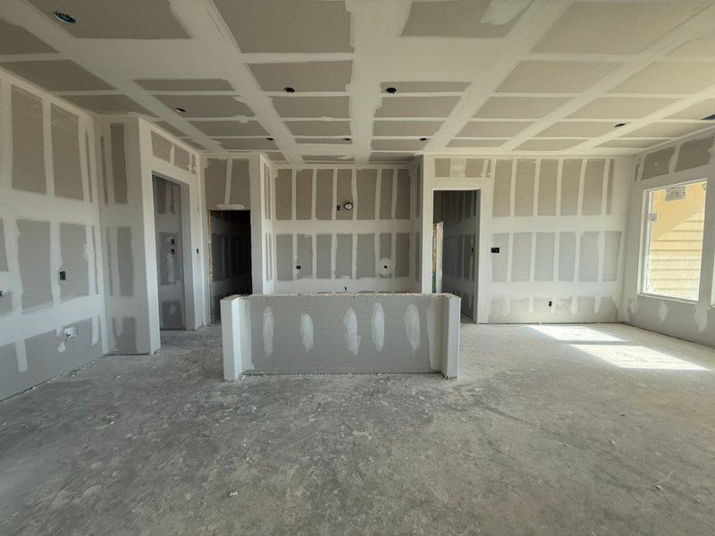In-progress construction of a new home in Clear Sky Addition, Valley View, TX (Image 4).