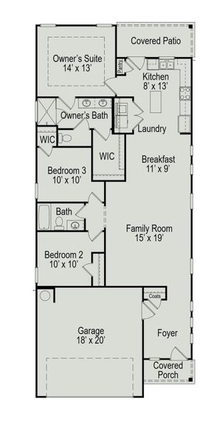 2D floor plan layout of this home in Trails at Woodhaven Lakes, La Marque, TX (Image 3). 2D floor plan layout of this home in Trails at Woodhaven Lakes, La Marque, TX (Image 3).