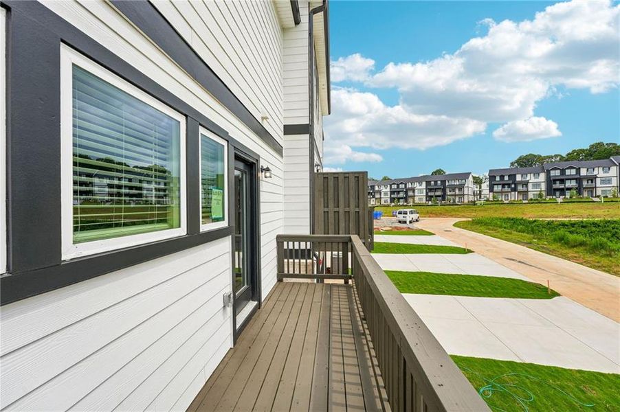 Exterior details and patio area of a home in , Cumming (Image 30).