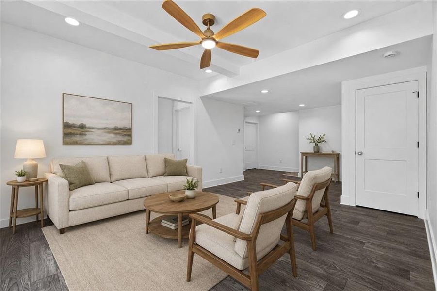 Furnished interior view inside a new home in , Rockmart (Image 13).