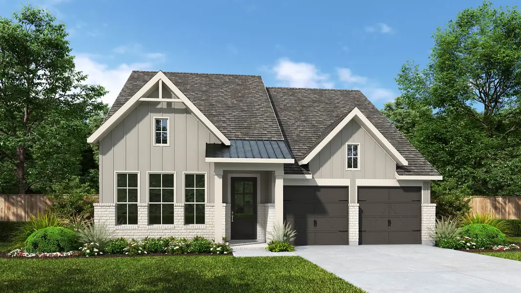 Representative exterior photo of a completed home built from the 2619W by Perry Homes in Legacy 50', League City, TX (Image 6).