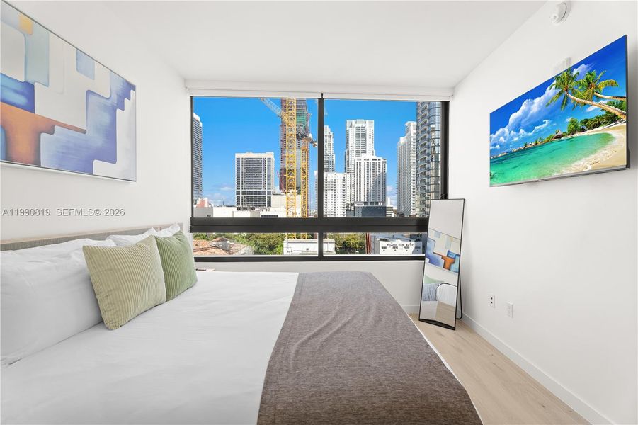 Furnished interior view inside a new home in , Miami (Image 18).