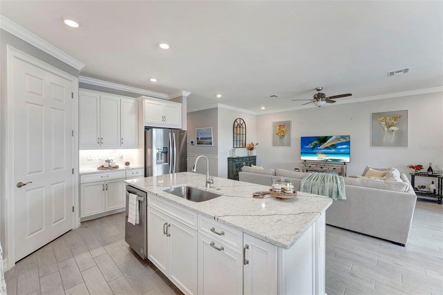 Furnished interior view inside a new home in , Nokomis (Image 18).