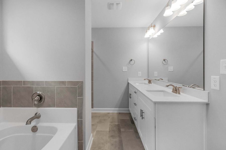 Representative furnished interior of a home built from the Springfield by Caviness & Cates Communities in Sutherland Station at Olde Liberty, Franklinton (Image 118). Representative furnished interior of a home built from the Springfield by Caviness & Cates Communities in Sutherland Station at Olde Liberty, Franklinton (Image 118).