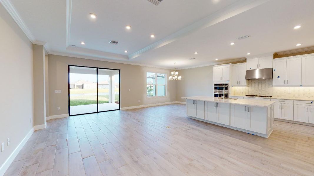 Representative unfurnished interior of a home built from the Azzurro by Taylor Morrison in Esplanade at Tradition, Port St. Lucie (Image 17).