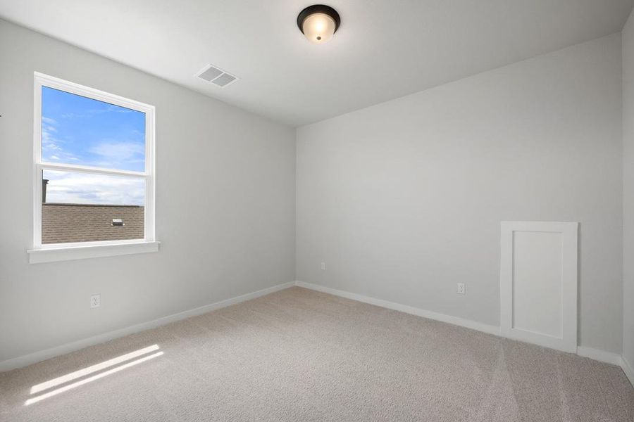 Spacious, unfurnished interior of a new home in Terrace Collection At Turner's Crossing, Buda (Image 22). Spacious, unfurnished interior of a new home in Terrace Collection At Turner's Crossing, Buda (Image 22).