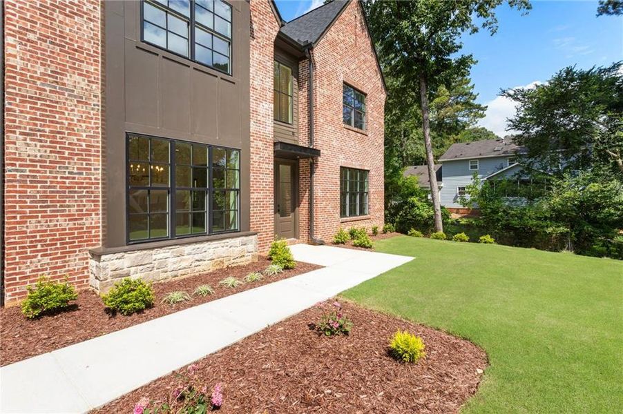 Exterior details and patio area of a home in , Snellville (Image 4). Exterior details and patio area of a home in , Snellville (Image 4).