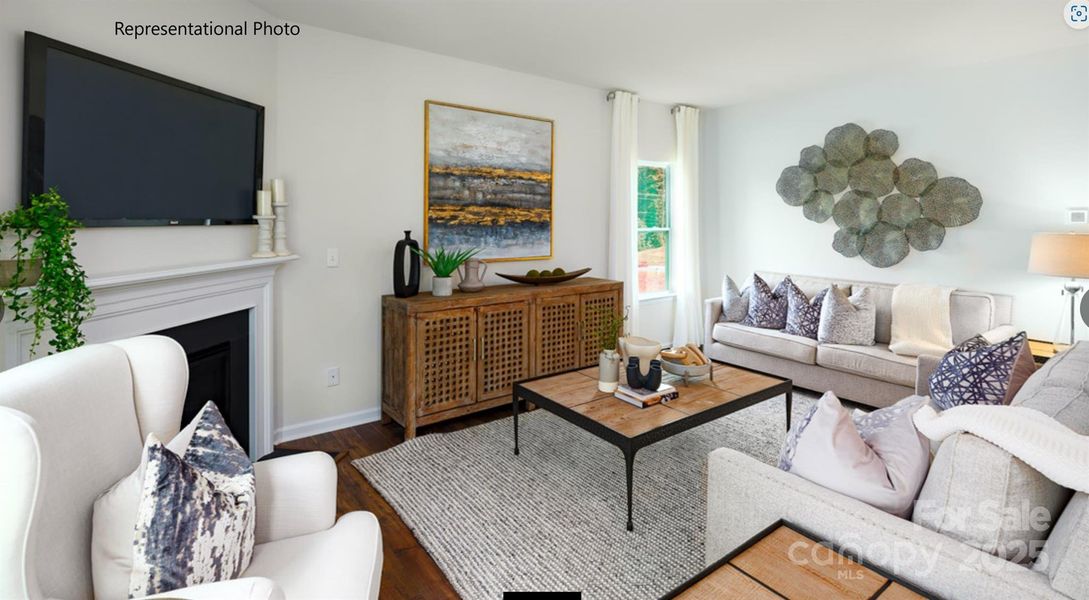 Furnished interior view inside a new home in Brinkley Ridge, Kings Mountain (Image 8).