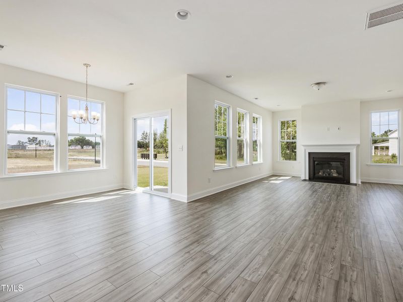 Family Room - Fireplace not included