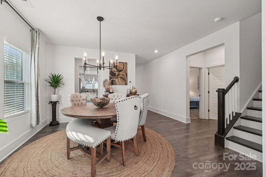 Furnished interior view inside a new home in Lowell Woods, Lowell (Image 26).