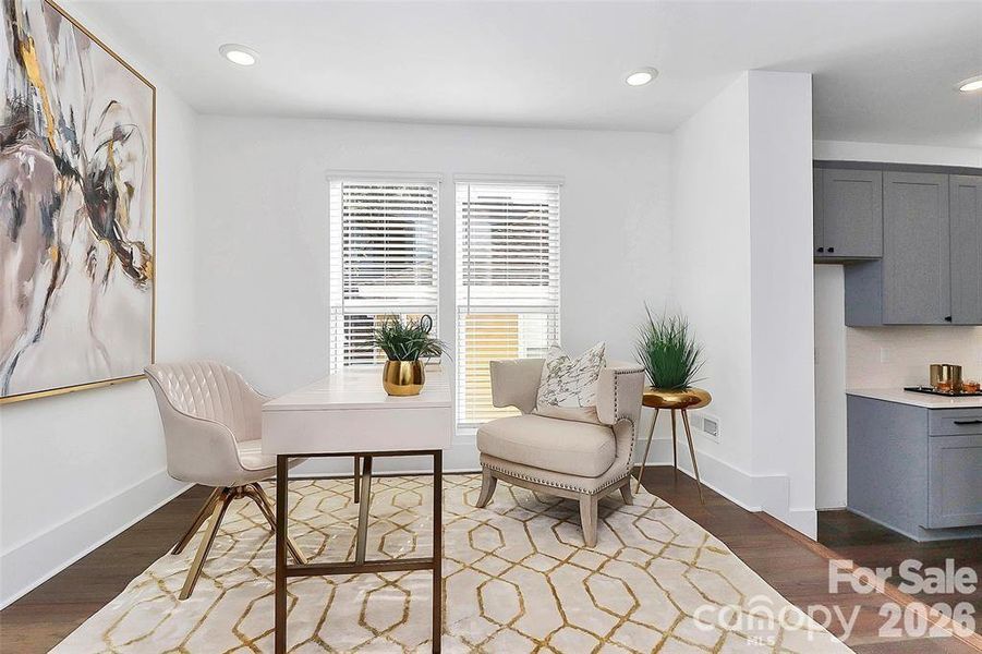 Furnished interior view inside a new home in , Charlotte (Image 10).