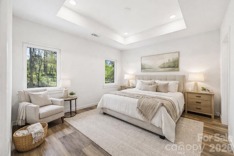 Furnished interior view inside a new home in , Hudson (Image 9).