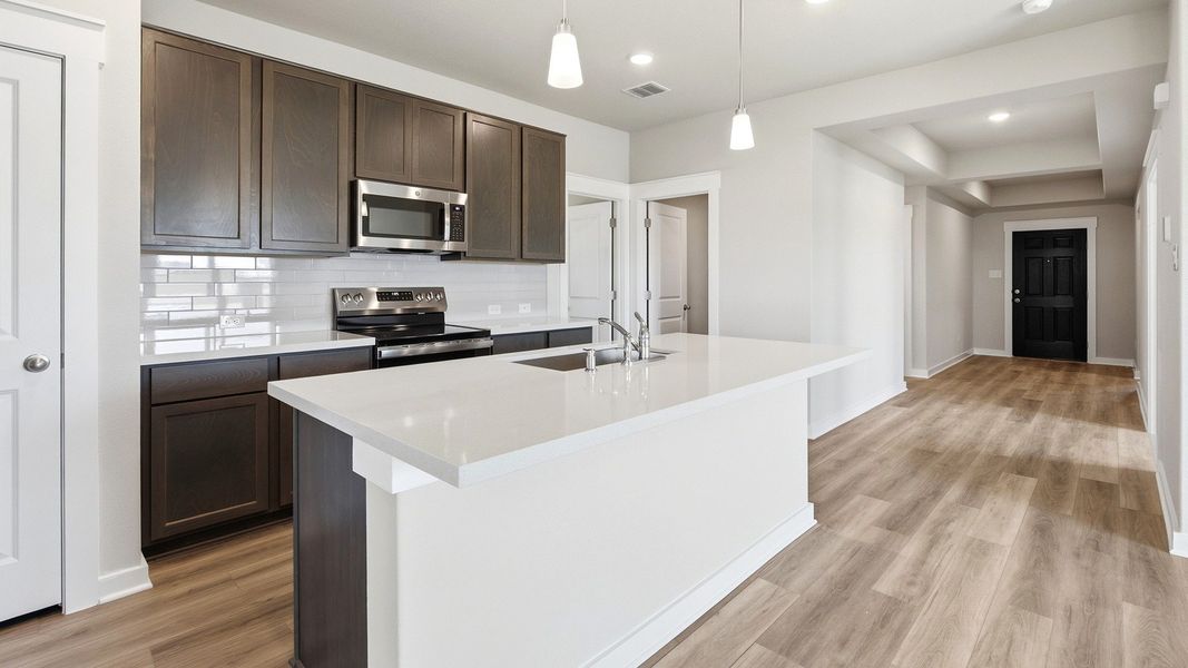 Furnished interior view inside a new home in Hunters Glen, Jarrell (Image 17).