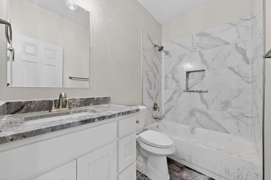 Furnished interior view inside a new home in , Perrin (Image 3).