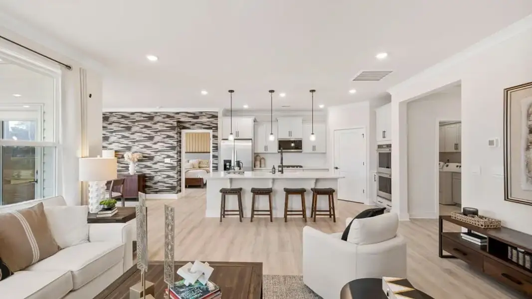 Furnished interior view inside a new home in Cottonwood Ridge, Piedmont (Image 16).