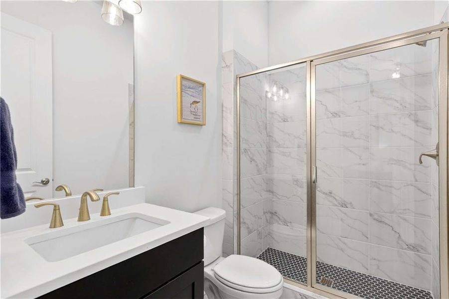 Furnished interior view inside a new home in East Harbor II at Chestatee, Dawsonville (Image 7).