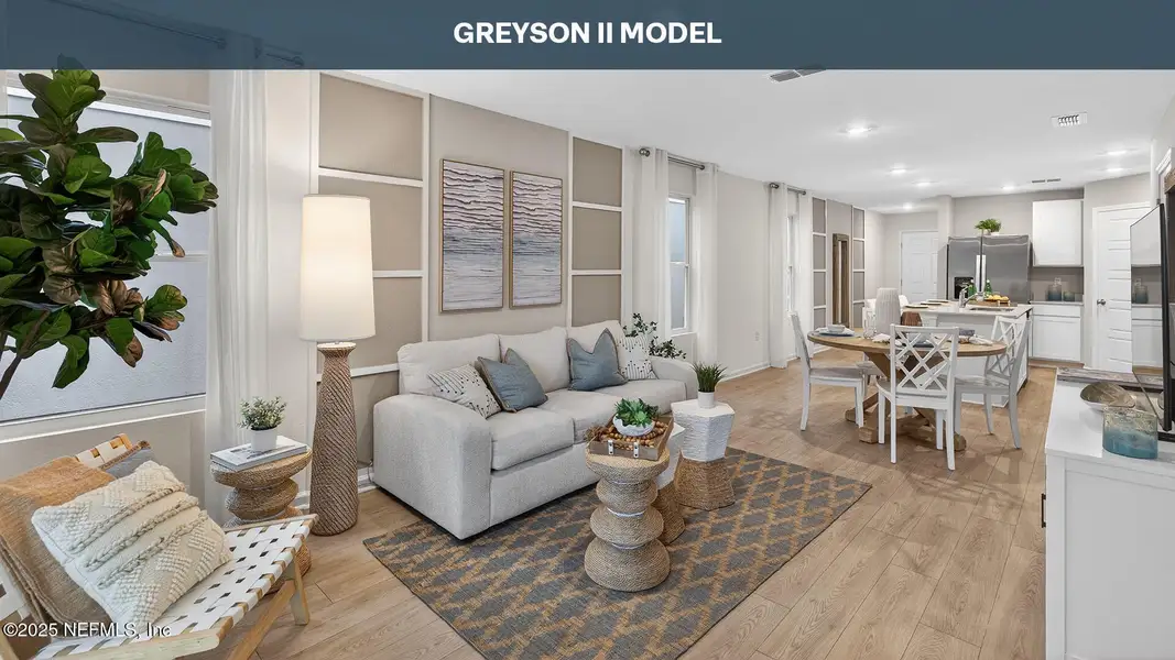 Furnished interior view inside a new home in Hansen Creek, Jacksonville (Image 7).