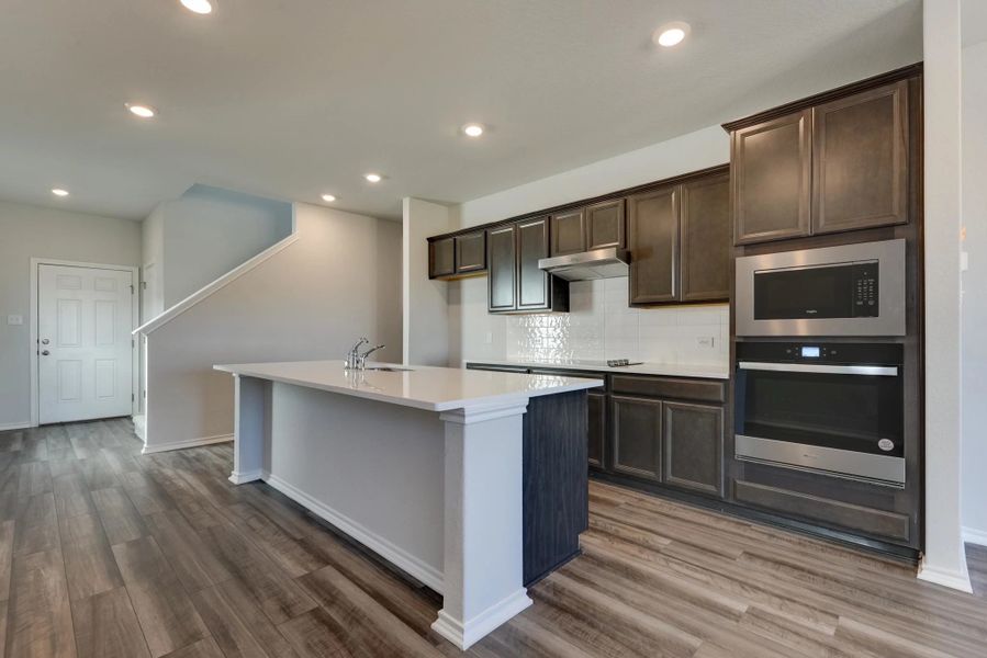 Representative furnished interior of a home built from the Ladybird by Ashton Woods in Meadows at Hennersby Hollow 40's, San Antonio (Image 8).