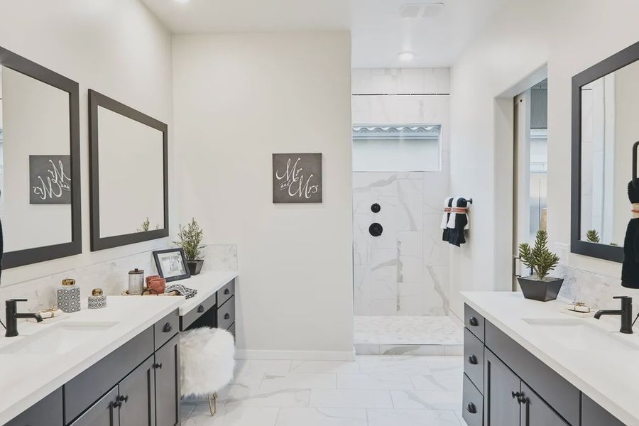 Furnished interior view inside a new home in Valencia at Granite Vista, Waddell (Image 10).