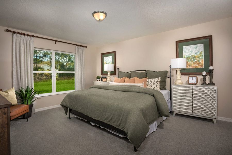 Representative furnished interior of a home built from the 1707 by KB Home in Silver Lake Estates II, Leesburg (Image 6).