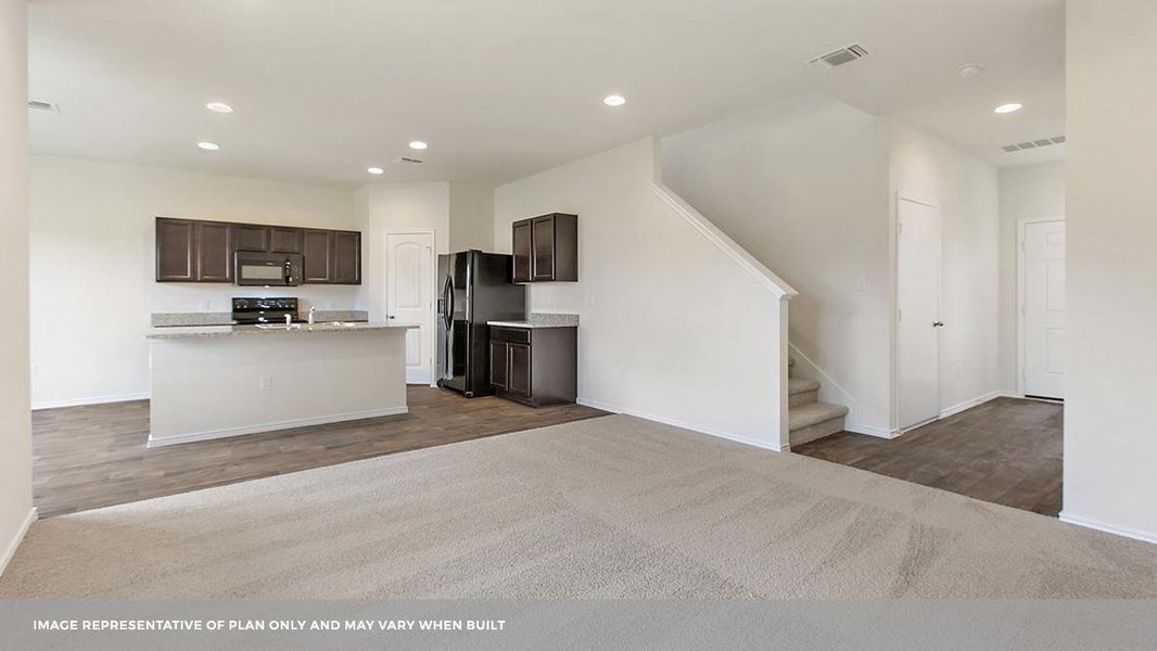 Spacious, unfurnished interior of a new home in Carillon, Manor (Image 24).