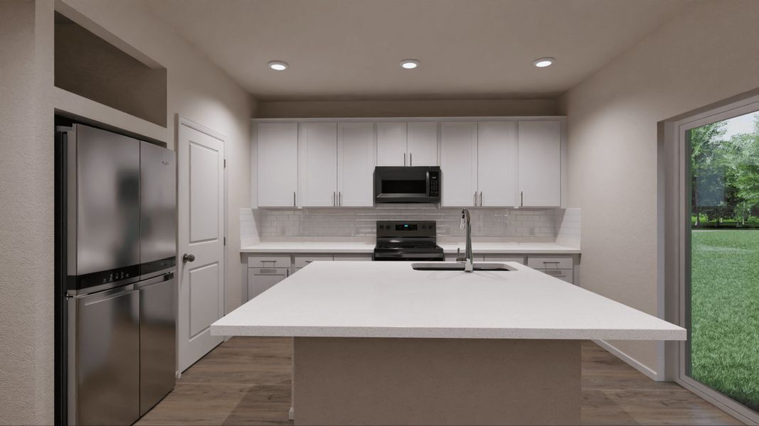 Furnished interior view inside a new home in Green Valley Ranch, Aurora (Image 8).