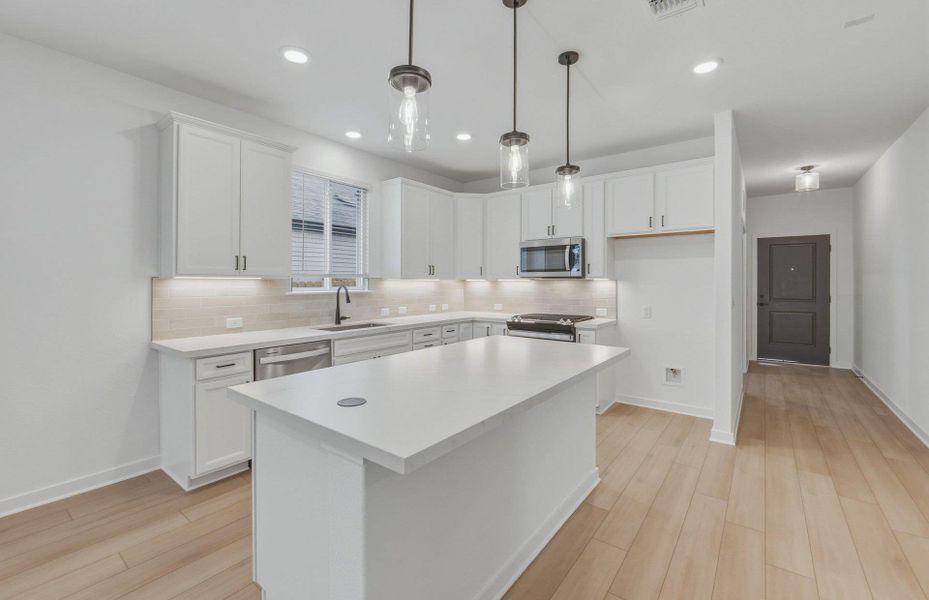 Furnished interior view inside a new home in Woodside, Georgetown (Image 8).