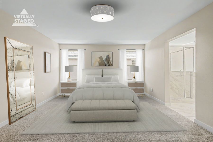 Furnished interior view inside a new home in Wildera, San Tan Valley (Image 9).