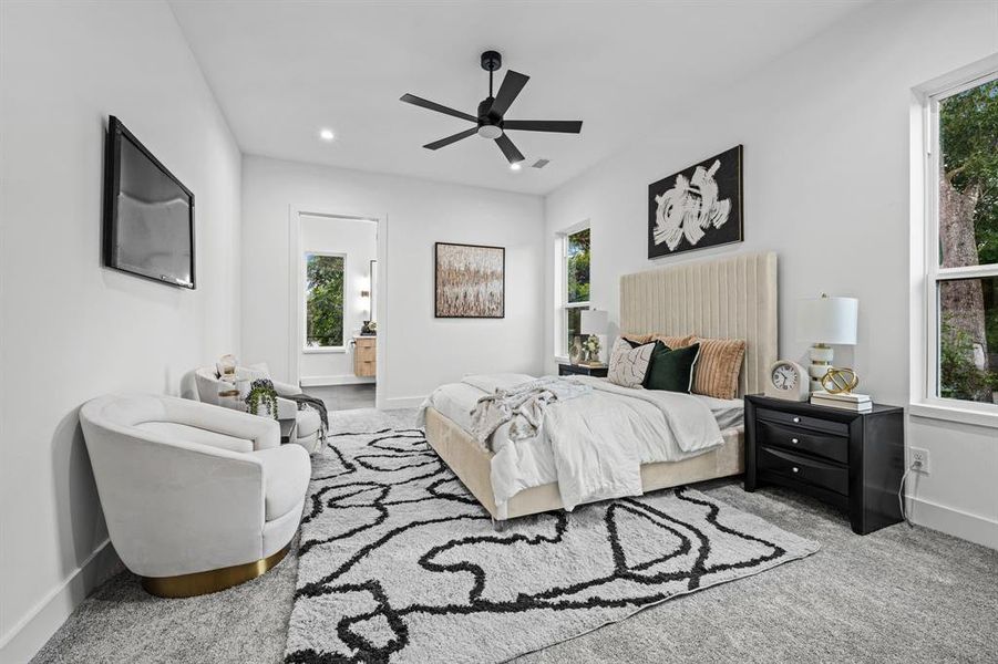 Furnished interior view inside a new home in , Dallas (Image 22). Furnished interior view inside a new home in , Dallas (Image 22).