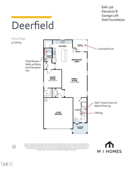 RAF 118 - Deerfield B 3 Story - Slab Con