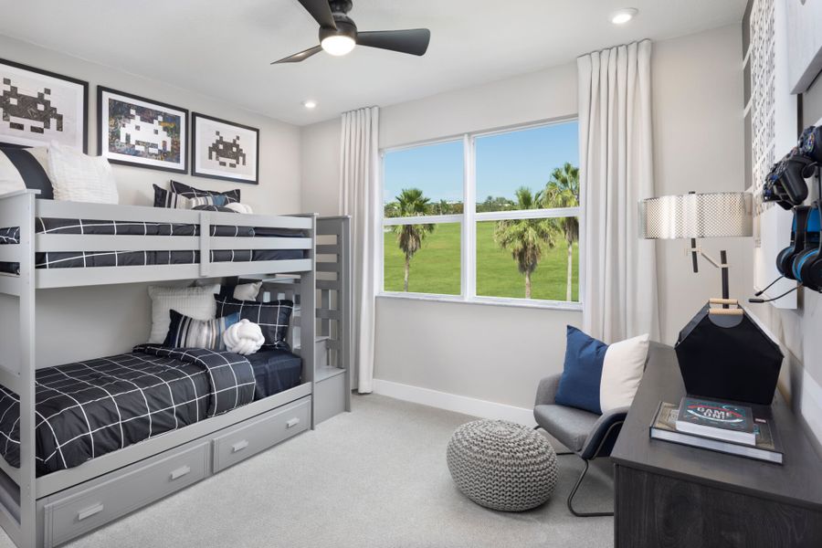 Representative furnished interior of a home built from the Wynn by Mattamy Homes in Tradition, Port St. Lucie (Image 13).
