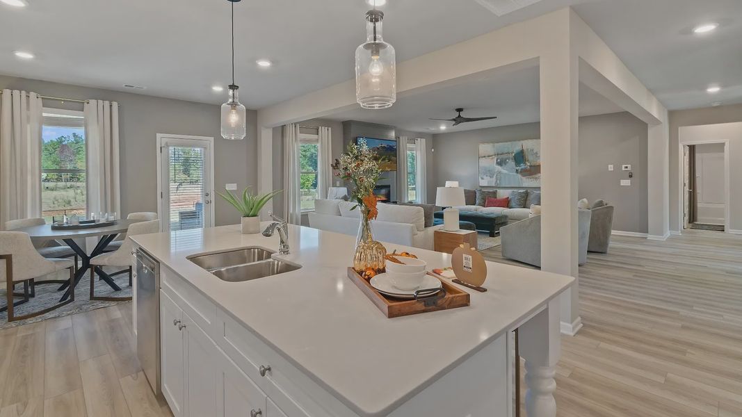 Representative furnished interior of a home built from the McKinley II - SL by DRB Homes in Brighton, Locust Grove (Image 20).