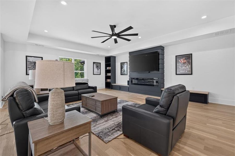 Furnished interior view inside a new home in , Buford (Image 84).