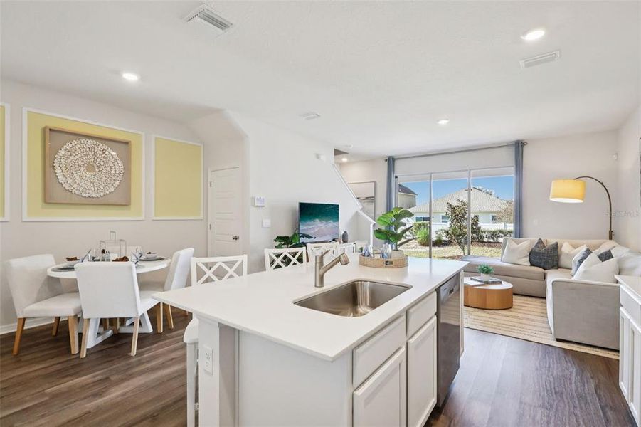 Furnished interior view inside a new home in , Davenport (Image 13).