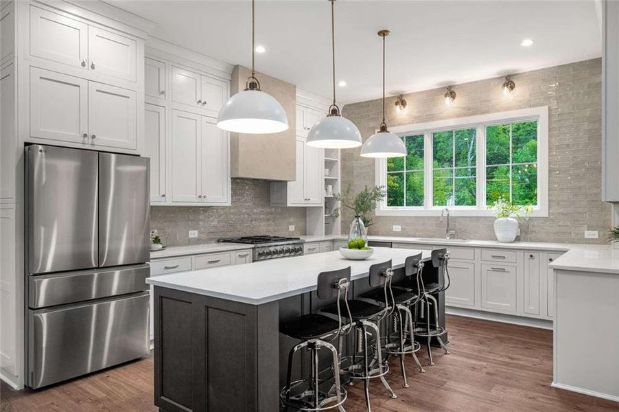 Furnished interior view inside a new home in , Marietta (Image 15).