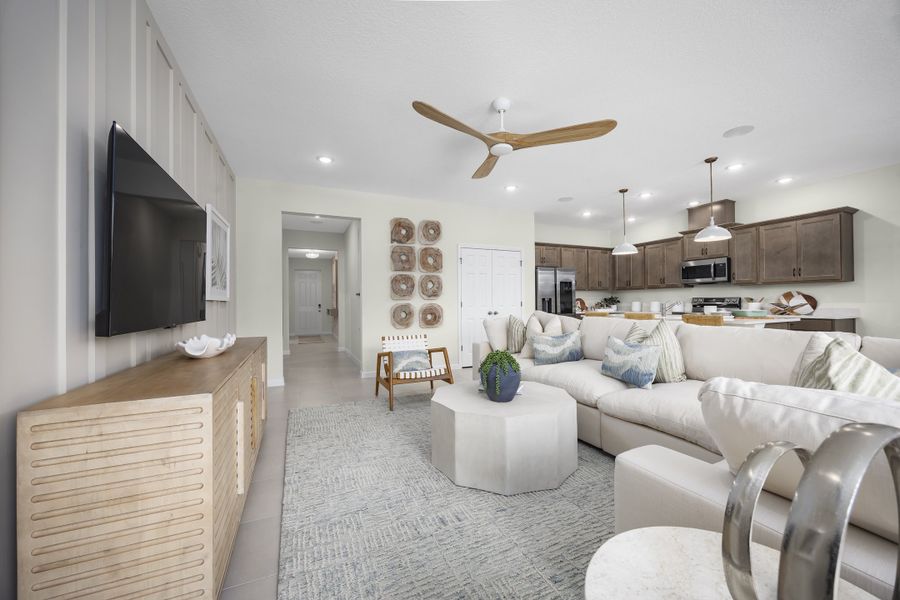 Representative furnished interior of a home built from the Dune by Risewell Homes in Hodges Reserve, Howey-in-the-Hills (Image 7).