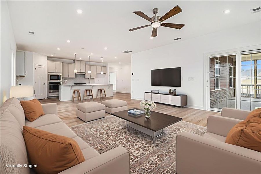 Furnished interior view inside a new home in , McDonough (Image 7).