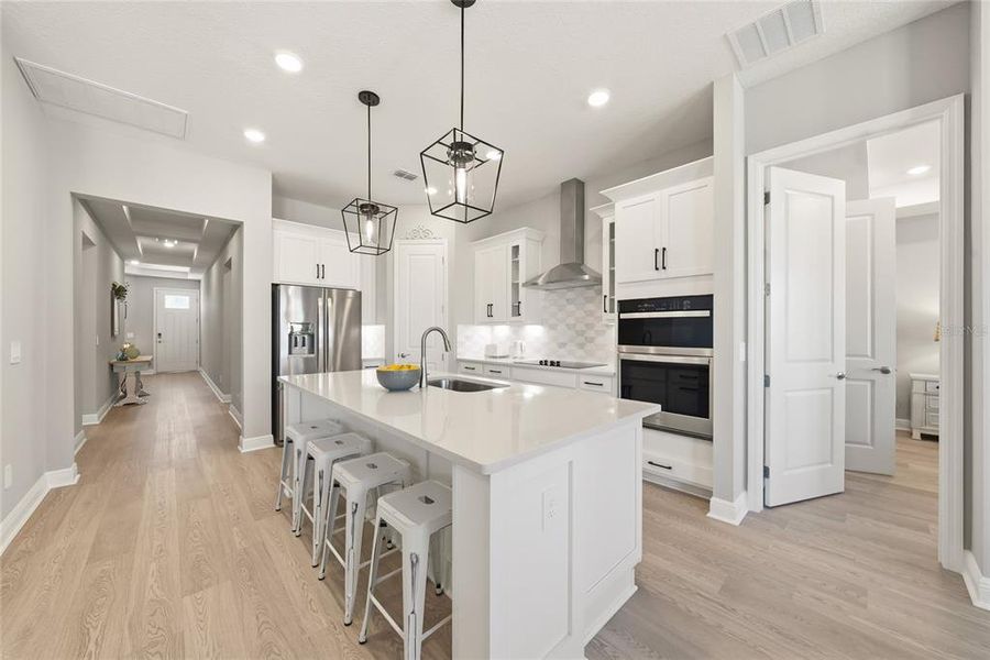 Furnished interior view inside a new home in Silverleaf Reserve, Winter Garden (Image 13).