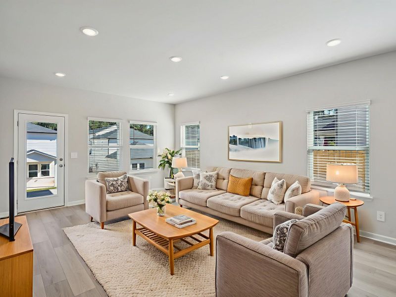 Furnished interior view inside a new home in Avalon - Reserve Series, Conyers (Image 3).