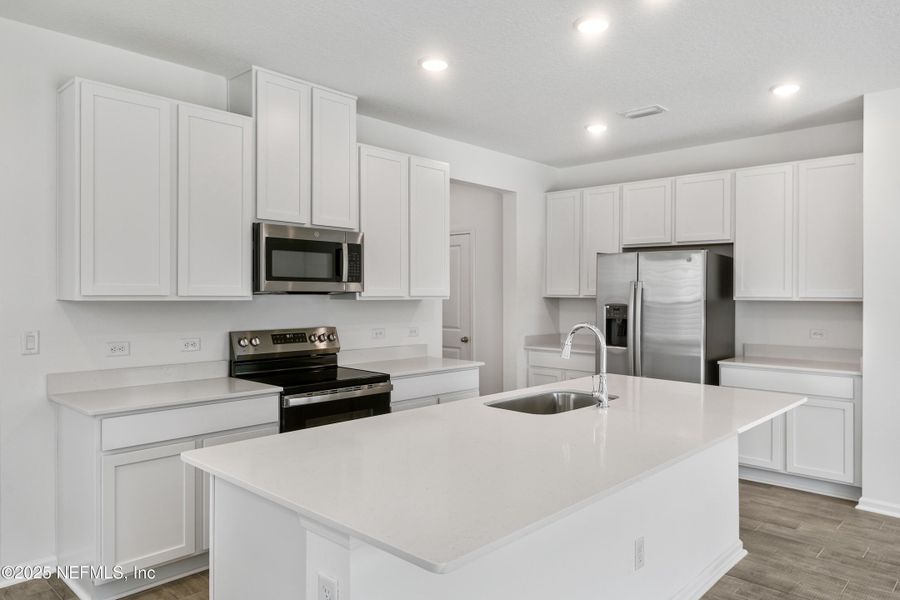 Furnished interior view inside a new home in Seasons at Park Trace, Jacksonville (Image 8).