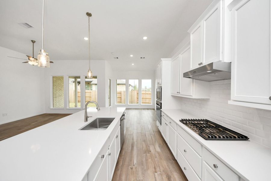 Furnished interior view inside a new home in 50' Traditional Homes at Elyson, Katy (Image 13). Furnished interior view inside a new home in 50' Traditional Homes at Elyson, Katy (Image 13).