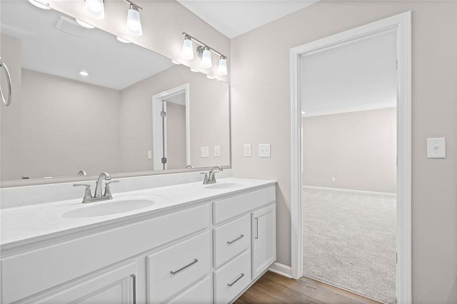 Furnished interior view inside a new home in Sage Woods, Dallas (Image 12).