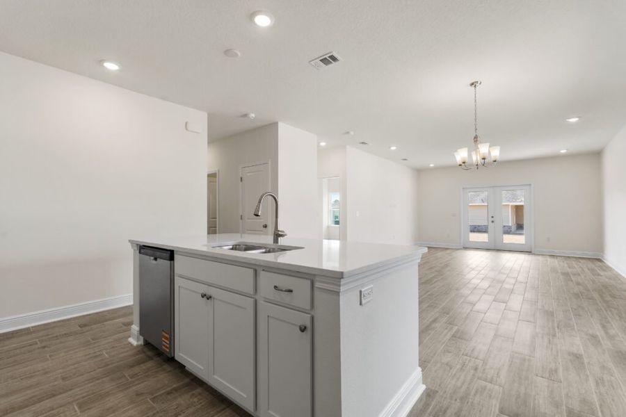 Furnished interior view inside a new home in Natureview, Freeport (Image 9). Furnished interior view inside a new home in Natureview, Freeport (Image 9).